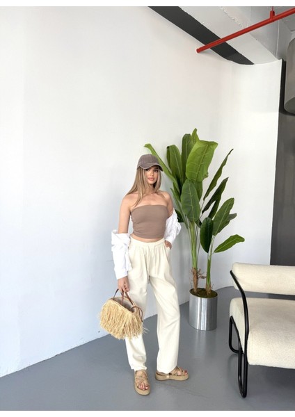 Jemmy Kadın Keten Pantolon W305-23