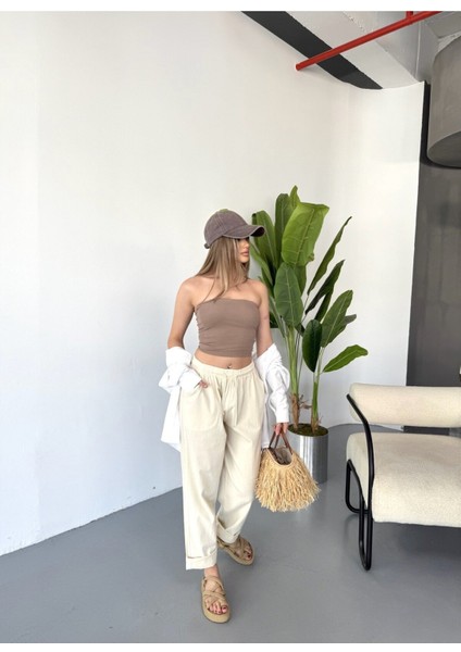 Jemmy Kadın Keten Pantolon W305-23