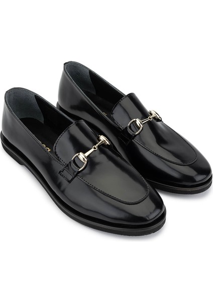 Kadın Hakiki Deri Siyah Açma Loafer Ayakkabı 899 12628 Bn Ayk SK25-26 Sıyah Acma fiyatları