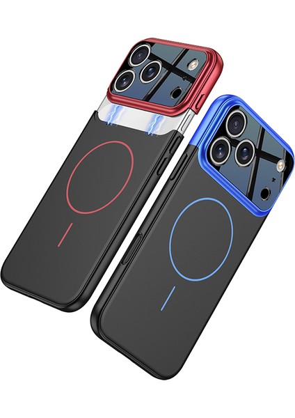 Apple iPhone 17 Pro Kılıf M-Safe Şarj Özellikli Çift Parçalı Napoli Kapak modelleri