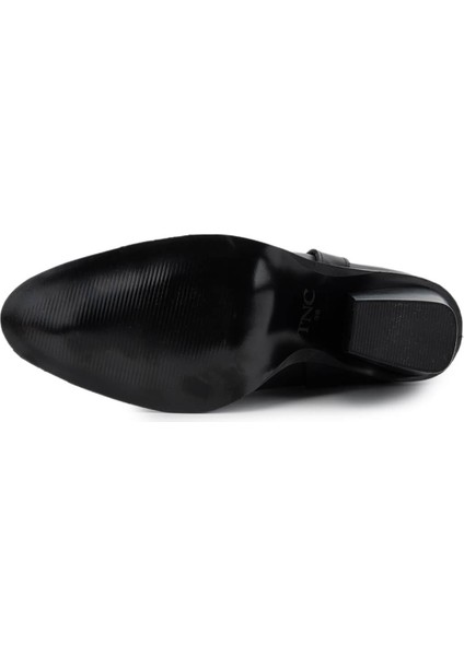 Kadın Hakiki Deri Siyah Topuklu Bot 1075 27225-2502 Bn Czm SK25-26 Sıyah Dr fırsatları