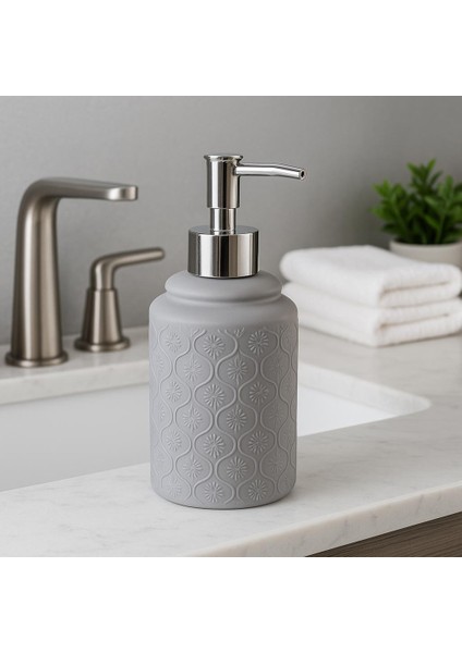 Tekli Cam Pompalı Sabunluk