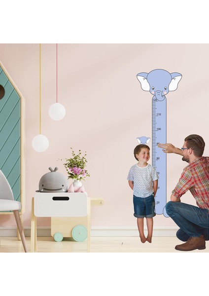 Karakterli Çocuk Boy Cetveli – Oyun Odası Için Sevimli