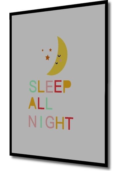 Dekoratif Ahşap Dikdörtgen Tablo Uyku Zamanı Çerçeve Görünümlü fiyatları