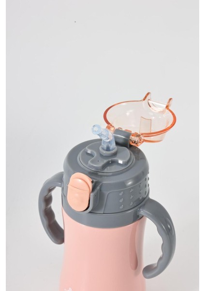 Çocuk Termosu - 280 ml | Sızdırmaz Çift Cidarlı, Vakum Yalıtımlı | Paslanmaz Çelik Pipetli Termos fırsatları