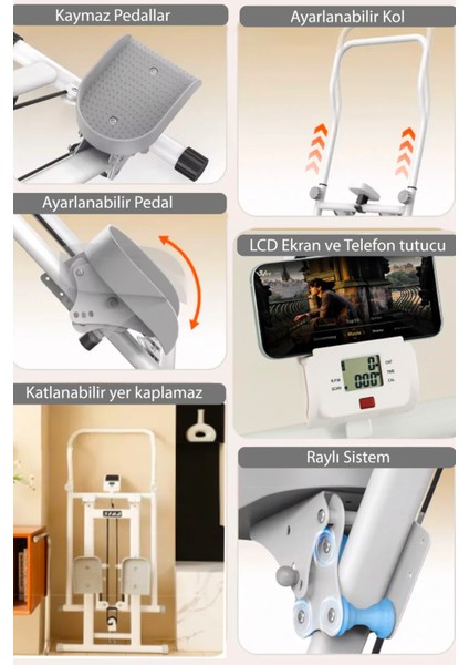 Climber Tırmanma Aleti Eğim Ayarlı Dijital Göstergeli Katlanabilir indirimleri