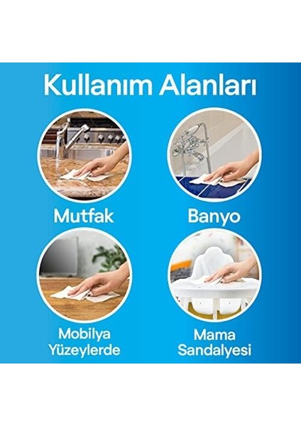 Lysol Pratik Yüzey Temizleyici Antibakteriyel Islak Mendil Turunç Bahçesi (1 x 72 Adet)