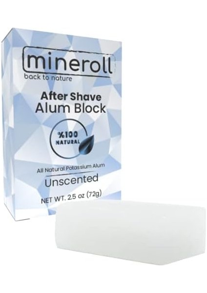 Mineroll Traş Sonrası Cilt Şapı, Cilt Lekelerine Iyi Gelir, Kanamayı Durdurur, Kadın & Erkek Için, Jilet Yanıklarına Iyi Gelir, Cildi Yumuşatır, 72 gr