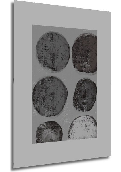 Dekoratif Ahşap Dikdörtgen Tablo Dairelerin Ahengi modelleri