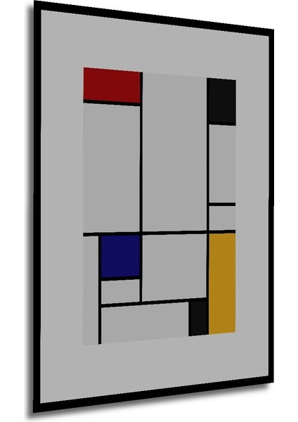 Dekoratif Ahşap Dikdörtgen Tablo Modern Geometri Sanatı Çerçeve Görünümlü modelleri