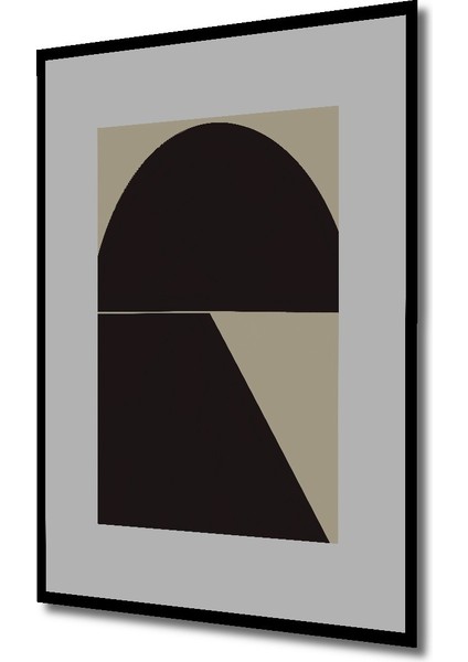 Dekoratif Ahşap Dikdörtgen Tablo Soyut Geometri Çerçeve Görünümlü fiyatları