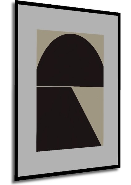 Dekoratif Ahşap Dikdörtgen Tablo Soyut Geometri Çerçeve Görünümlü modelleri