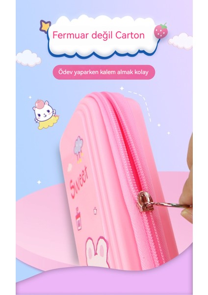 Çizgi Film Büyük Kapasiteli Su Geçirmez Çok Fonksiyonlu Ilkokul Öğrencisi Çift Katmanlı Plastik Kalem Kutusu (Yurt Dışından) fiyatları