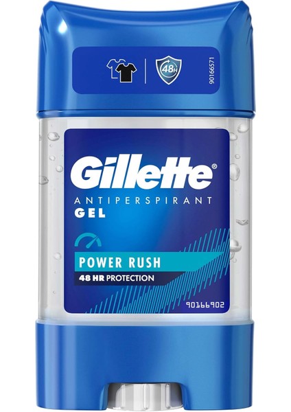 Gillette Clear Jel Power Rush Antiperspirant Deodorant 70 ml