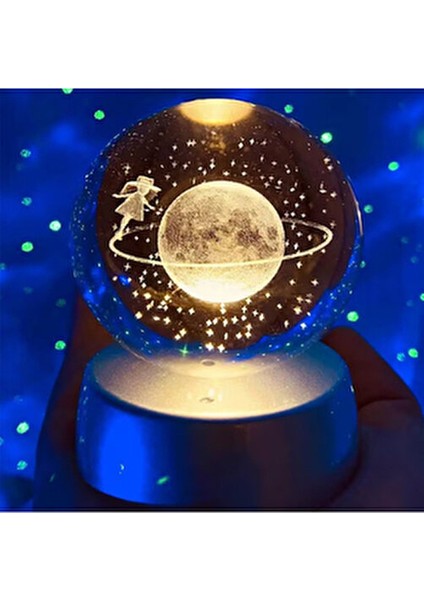 Kız Kardeşe Hediye Seti Işıklı Küre ve Zirkon Kolye ile Anlamlı Kupa