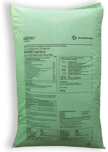 Entec Perfect 14-7-17 Yavaş Salınımlı Akıllı Taban Gübresi 40 kg fiyatları