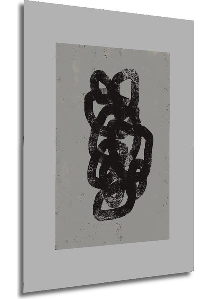 Dekoratif Ahşap Dikdörtgen Tablo Soyut Çizgiler modelleri