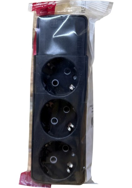 3’lü Topraklı Priz (Siyah) Kablosuz Klementsli fiyatları