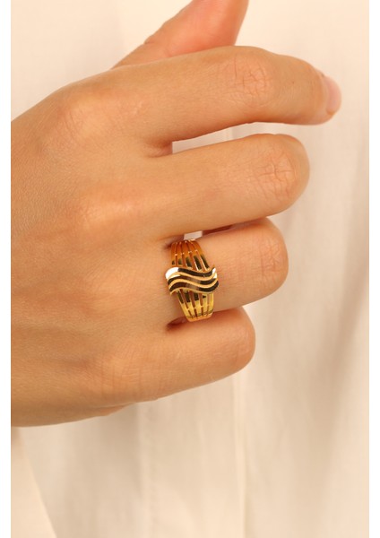 Ajda Model Altın Yüzük ÇGKY0090 modelleri