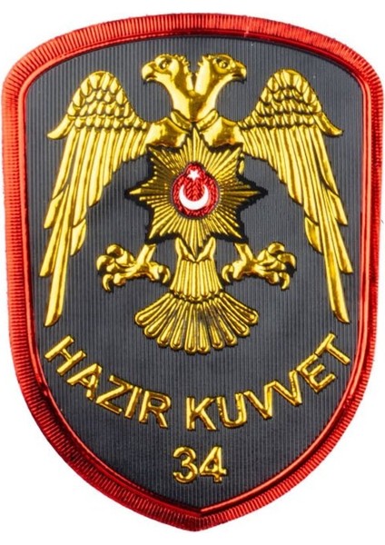 Hazır Kuvvet Polis Arması 3D Plastik Tpu, Yeni Tip, Cırtlı, Standart Ölçü,