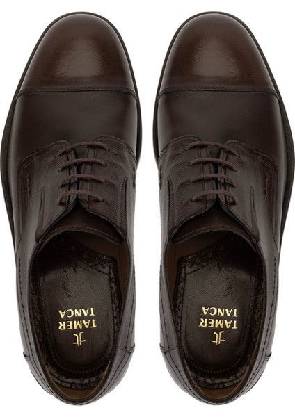 Erkek Hakiki Deri Kahverengi Klasik Ayakkabı 342 9385 Erk Ayk SK25-26 Kahve St Dn indirimleri