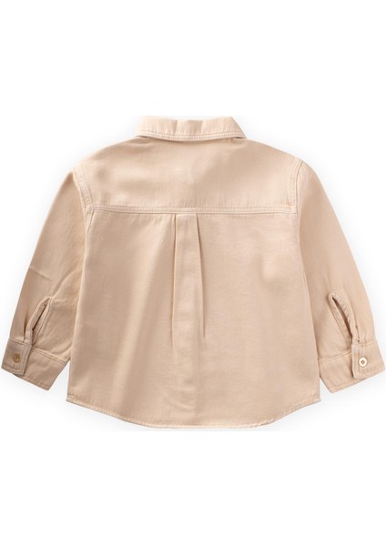 Tek Cepli Gabardin Gömlek 2-7 Yaş Bej fiyatları