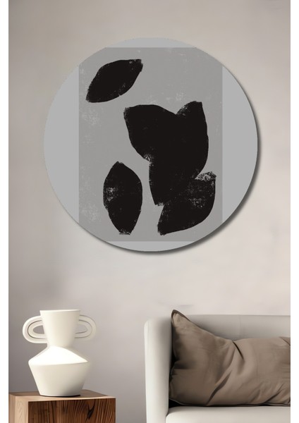 Dekoratif Ahşap Yuvarlak Tablo Gölgeler Dansı