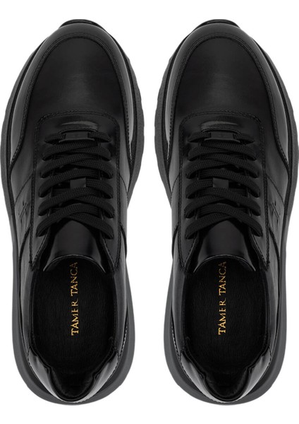 Erkek Hakiki Deri Siyah Açma Sneakers & Spor Ayakkabı 298 3229-2665 Erk Ayk SK25-26 Syh Acma/syh Atls indirimleri