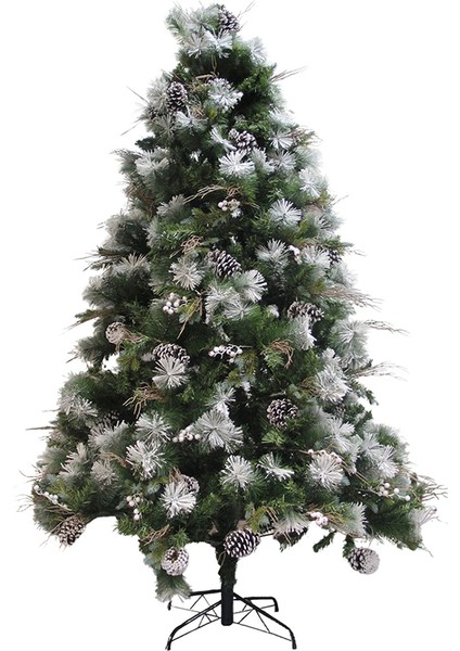 Yılbaşı Çam Ağacı Kozalaklı Karlı 210 cm