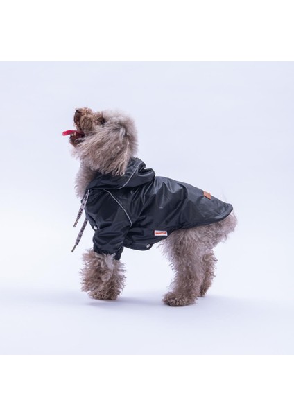 Siyah Pluvia V25 Köpek Mont Köpek Yağmurluk Köpek Kıyafeti Köpek Elbisesi modelleri
