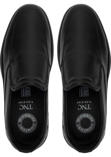 Erkek Hakiki Deri Siyah Casual Ayakkabı 298 3247-56603 Erk Ayk SK25-26 Sıyah Atlas indirimleri