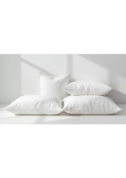Misha 4 Adet Elyaf Dolgulu Yastık 50X70 2000GRAM /4 Adet