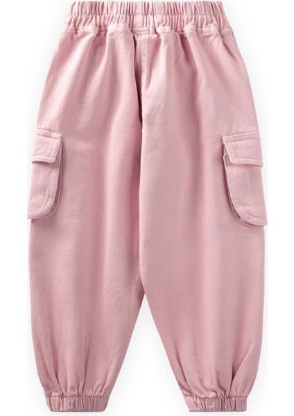 Gabardin Kargo Pantolon 2-7 Yaş Pembe fiyatları