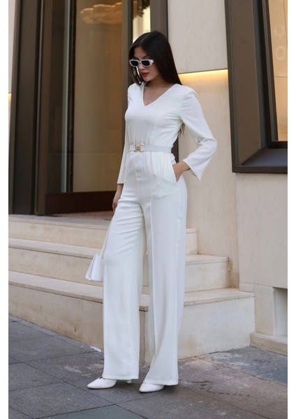 Nursel Ergin Özel Tasarım Tulum 6050-BEYAZ fiyatları