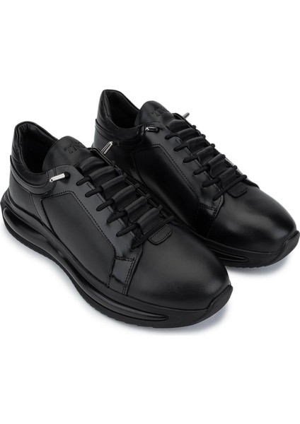 Erkek Hakiki Deri Siyah Sneakers & Spor Ayakkabı 1145 4797 Erk Ayk SK25-26 Sıyah fiyatları