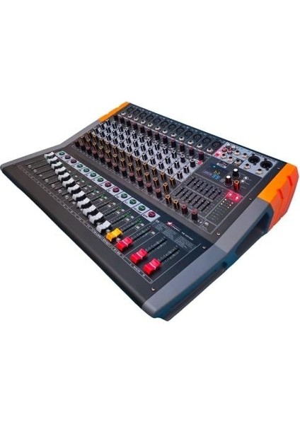 PM-12D1200 - 12 Kanal 99 Dsp Effect Power Mixer - 12 Mono + 2 Aux Giriş - 2X600 Watt fiyatları