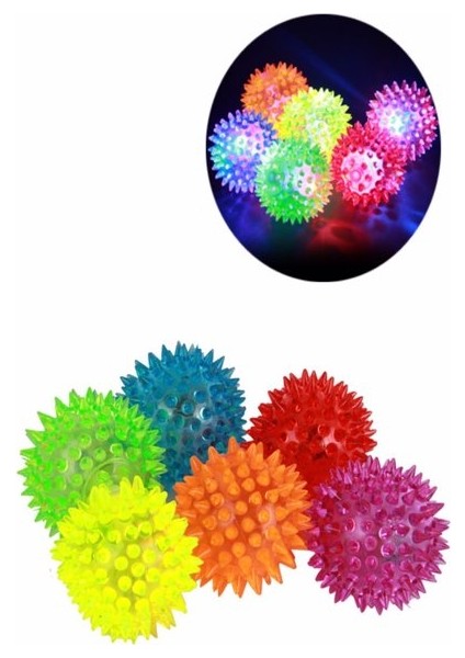 Sesli Işıklı Stres Topu Dikenli Egzersiz Topu fiyatları