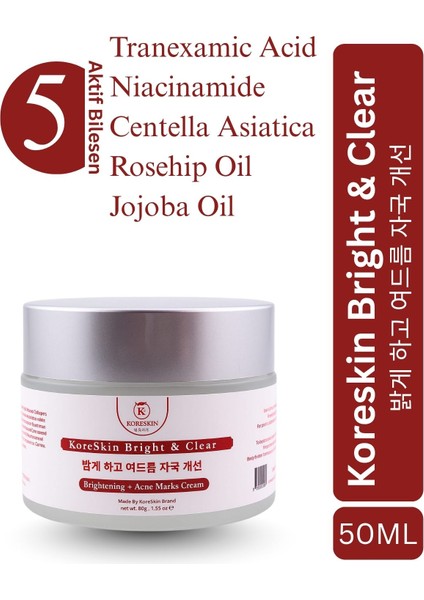 Cilt Beyazlatıcı Aydınlatıcı Leke Karşıtı Krem Tranexamic Asit,niacinamide,alpha Arbutin 50 ml fiyatları