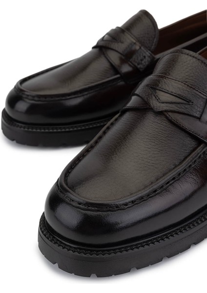 Erkek Hakiki Deri Kahverengi Klasik Ayakkabı 477 73202 Erk Ayk SK25-26 Kahve Gyk/bfl modelleri