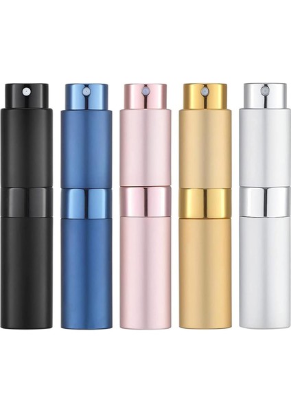 Bolivia's Mini Sprey Şişesi, Premium Kalite 5'li Set, Sızıntı Önleyici Tasarım, Seyahat ve Günlük Kullanım Için Ideal, Parfüm ve Sıvı Ürünler Için Yeniden Doldurulabilir Sprey Şişeleri