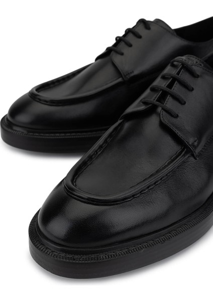 Erkek Hakiki Deri Siyah Deri Casual Ayakkabı 987 282 Erk Ayk SK25-26 Sıyah Dr modelleri