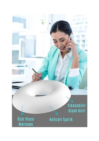 Way Ortopedik Oturma Simidi Koltuk Kuyruk Sokumu Yastığı Yuvarlak fiyatları