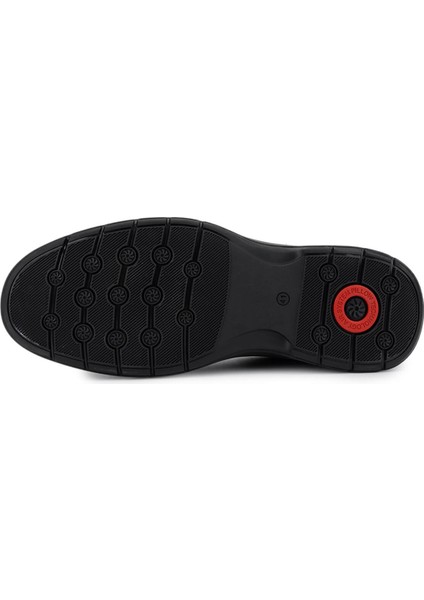 Erkek Hakiki Deri Siyah Casual Ayakkabı 298 3014-56603 Erk Ayk SK25-26 Syh Atls/syh Gutı fırsatları