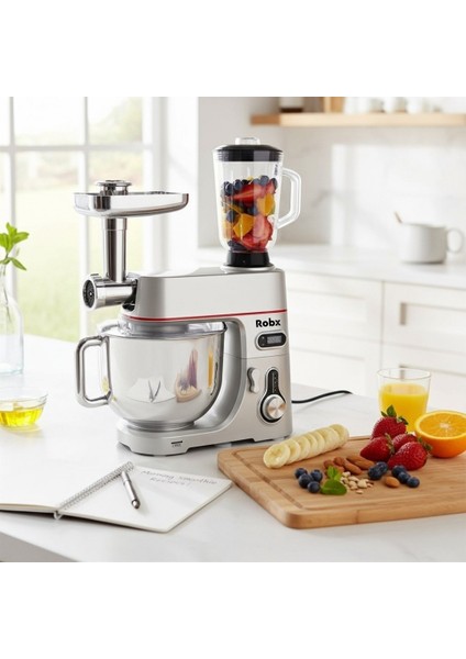 SR50 Döküm Gövde 7 Litre Içli Köfte Hamur Yoğurma Kıyma Çekme Erişte Blender Çıpıcı mixer Set modelleri