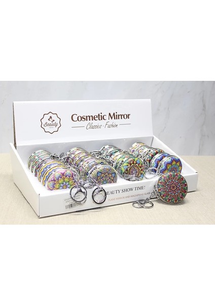 Taşlı El Aynası Anahtarlık ALK3771