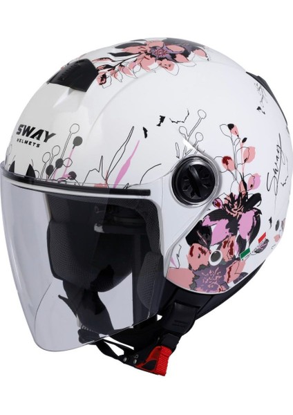Sw 715 Irıs Pink Yarım Kask M Beden