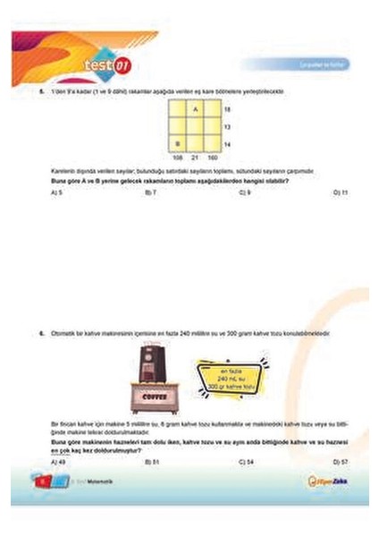 8. Sınıf En Matematik Soru Bankası Analitik Düşünme Geliştirici 2024 Basımı