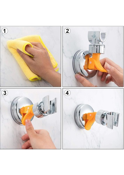 Güçlü Vantuzlu Duş Başlığı Askısı Duş Başlığı Tutucu Aparat indirimleri