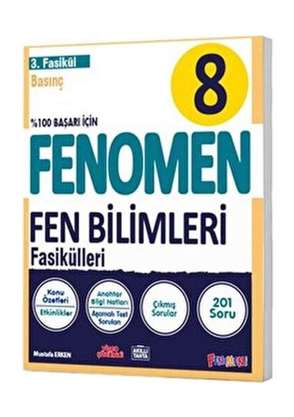 8. Sınıf Fen Bilimleri Fasikülleri 6 Kitap LGS Hazırlık İçin 680 Sayfa indirimleri