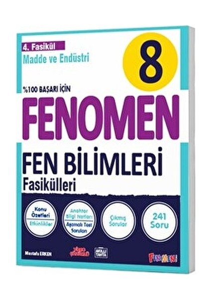 8. Sınıf Fen Bilimleri Fasikülleri 6 Kitap LGS Hazırlık İçin 680 Sayfa